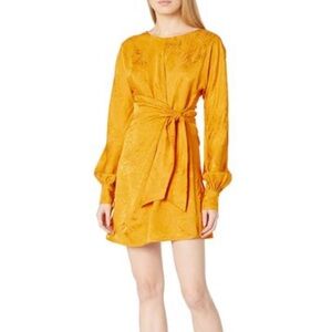 House of Harlow Yellow Long Sleeve Dress